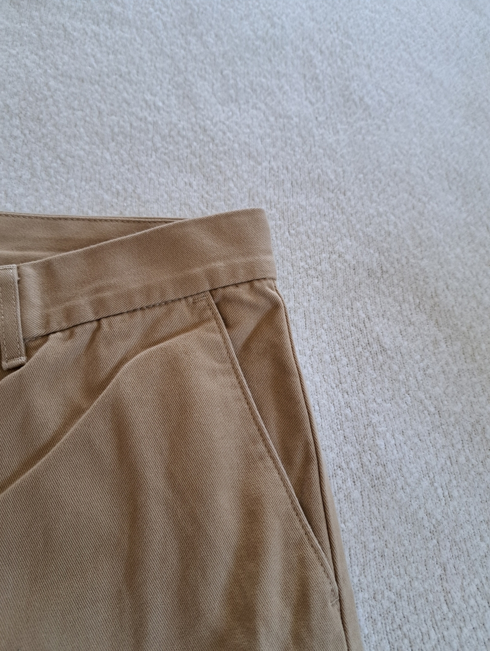 Levi's Baggy Trousers Womens Size 28 Wide Leg Pants Tan Unbasic Khaki Classic - Picture 6 of 14